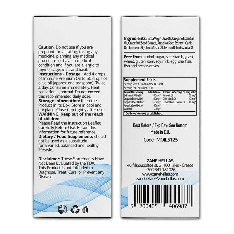 Zane Hellas Immune Premium Total Immune Support. Multiple Defense System.