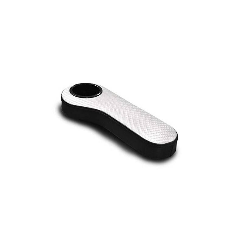 Madjax Two-Tone Arm Rest w/Cup Holders - Black/Silver Carbon Genesis