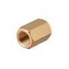 uxcell Brass Hex Rod Pipe Fitting G1/8 Female Thread Straight
