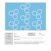 FOCMKEAS 30 PCS Silicone O-Rings, 27mm OD 24mm ID 1.5mm