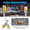 WOBLLMX 6 mm Shank Flush Cutter, Diameter 12 mm, Working
