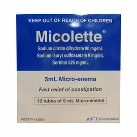 Micolette Micro-Enema 5ml X 12