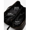 Travel Makeup Bag,Vanity Case,Large Capacity,Cosmetic Bag,Organizer with Divider,Vegan Leather,Open Flat