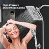 ELLO&ALLO Rain Shower Head with Handheld Spray, Rainfall Shower Head