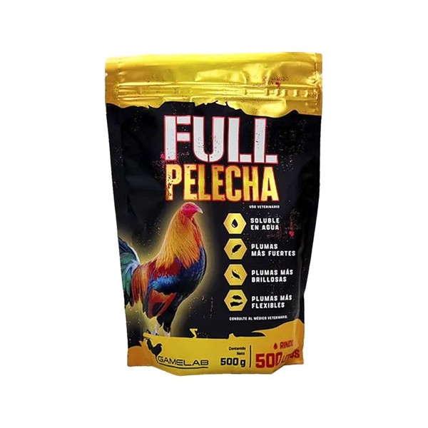 Full Pelecha Aves 500g - Suplemento Alimento Gallos Gamelab