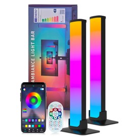 Smart LED TV LED Backlight, Multi-Colored WiFi Light Bars Compatible with Alexa and Google Assistant,Scene and Music Modes Lighting for Gaming, Pictures, PC, Room Decoration