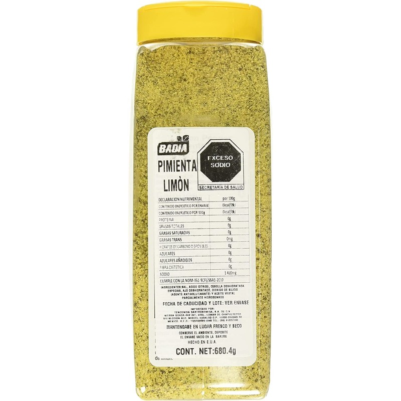 Badia Lemon Pepper Seasoning Catering Size 680.4g
