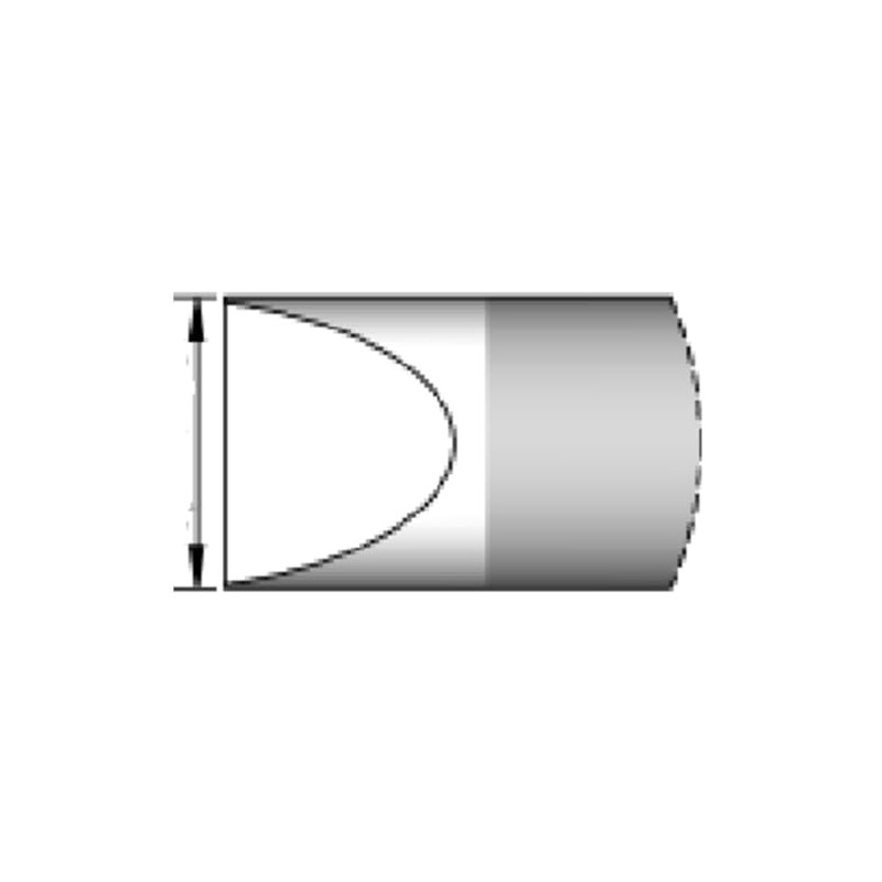 Jbc Soldering Tip Series C210,, C210021/0.6 x 0.3 mm Straight