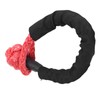 1/2in Car Recovery Straps Winch Rope 35000lbs Flexible Synthetic Shackle