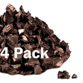 NuPlay Rubber Mulch Playground Flooring - Rubber Nugget Weed Barrier - Flooring for Swing Sets, Play Areas Covers 4 Pack, Earthtone