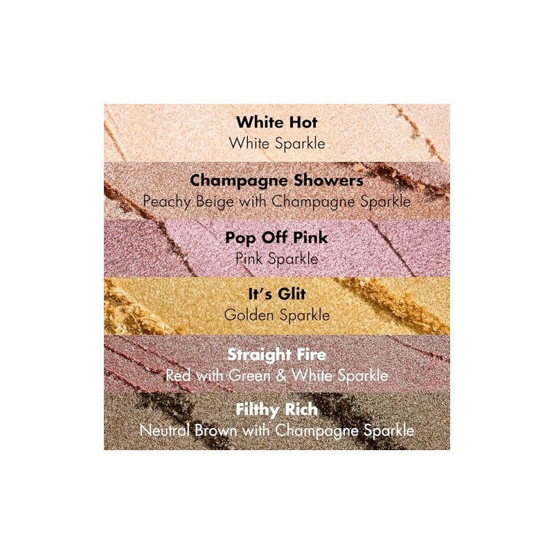 e.l.f. Fine as Fleck Glitter Eyeshadow Pop Off Pink -