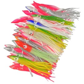 I'm so happy Octopus Bait Lures, Rigging, Fishing, Inches, Fake Bait, Luminous Eggs, Blue Food, Self-made, Large Capacity, Set of 40 (2.0 inches (5 cm)