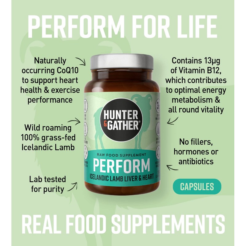 Hunter & Gather Lamb Liver and Heart Capsules from Whole