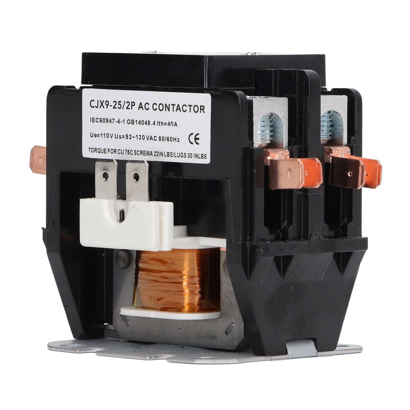 AC Contactor 25A Silver Alloy Contact Flame Retardant Air Conditioner