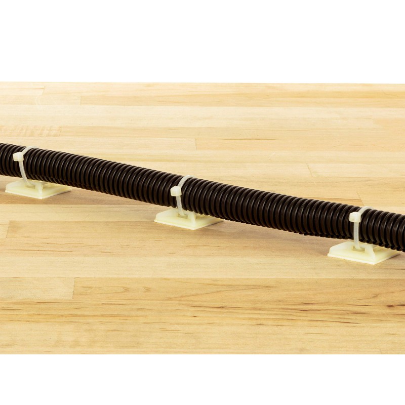 Secure 1/2 Inch Black Flexible Split Loom - 10 Foot