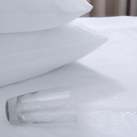 Home Details 4 Pack Twin Size Premium Zippered Mattress Protector | Cooling | Cozy | Comfortable | PVC | Bed Bug Prevention | Waterproof | Hypoallergenic | Easy to Clean | Zipper | Encasement | White