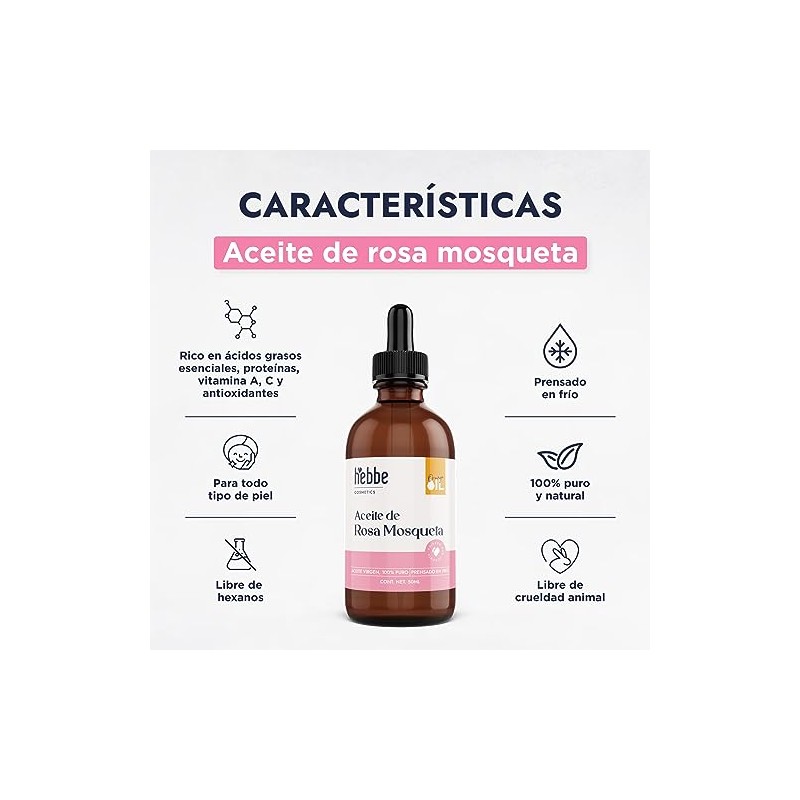 Hebbe - Kit Aceites Rosa Mosqueta Jojoba Karité