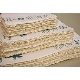 Khadi Paper from India- 4x6 Inch 140lb. (320gsm) Sheets by KHADO