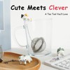 Lesnorry Calico Cat Tea Infuser Set - Adorable Tricolor Kitty