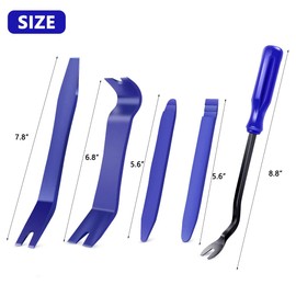 FIBOUND Door Trim Tool Trim Wedges Car Disassembly Set, Car Disassembly Tools, Disassembly Tool, Car Trim Wedges, for Car, Door, Audio Panel, Trim Removal