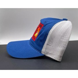 Outdoor Cap NEW Pedals & Gears Bicycle Shop Men's Baseball Hat Cap Blue White Mesh Strapback