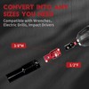 ColumPRO 5PCS Impact Socket Adapter Set,Socket Converter&Reducer,1/2 to 3/4,1/2 to