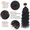 50g 1WS #1B Water Wave Hair Extensions 30 32 34