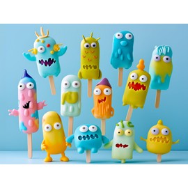 Monster Popsicles, 100 Pieces Jigsaw Puzzles, for Beginners, Kids Puzzles, Family Puzzles, Family Game Nights, Finish Size 15.7 x 11.8 in