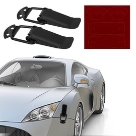 WINUERK 2PCS Car Bumper Clip Hasp, Bumper Holder Clips, Durable Auto Bumper Security Hook Lock Clips, Car Accessories Front Rear Bumper Fastener Kit Universal for Car Bumper