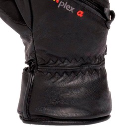 Swany Men's X-Cell Under Gloves - Waterproof Breathable Insulated Winter Snow LeatherShield Gloves with Utility Heat Pocket, Black, Small