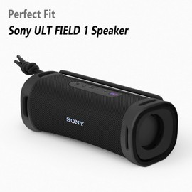 Geiomoo Silicone Carrying Case for Sony ULT Field 1, Protective Portable Scratch Shock Resistant Cover (Black)