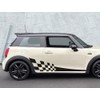 2X Chequer Stripes Car Decals Compatible with Mini Vinyl Graphics