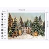 Haosphoto Christmas Backdrop for Photography 7X5FT Heavy Snow Backdrops Winter