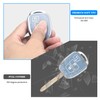 QBUC for Toyota Key Fob Cover with Keychain,Soft TPU Full