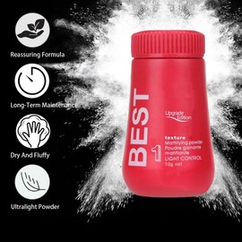 Hair Volume Powder, 10g Unisex Root Hair Styling Matt Look,Hair Oil Control Powder,Extra Strong Hold, Invisible Look, All Day Lasting,Volumising Hair Products for All Hair Type