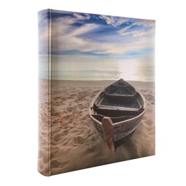 Kenro Holiday Series Memo Photo Album, Boat Design, for 200 Photos 6x4/10x15cm with Slip-In Pages, Display Your Vacation Memories, Adventure Photographs, Sailing Images - HOL105