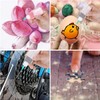 Needle Bottle Applicator 50ml 5Pcs, Precision Needle Tip Glue Bottle