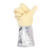 1 Pair Aluminum Foil Gloves High Temp Resistance Heat Insulation