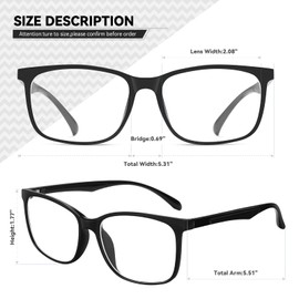 hunsquer Blue Light Glasses for Women Blue Light Blocking Glasses Men Computer Gaming Blue Screen Glasses Mens Blue Light Blocker Glasses