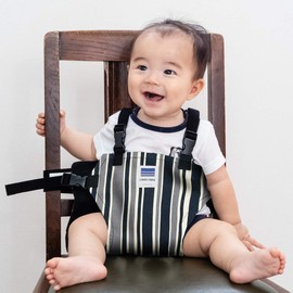 Japan ETEX Chair Belt Hold, Anti-Slip, Rising Prevention, Made in Japan, Carry Free, Multi Stripe, 1 Piece