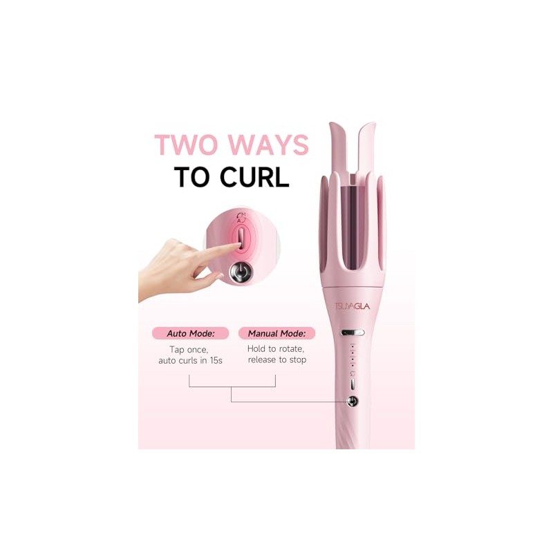 3-in-1 Automatic Curling Iron with 3 Barrel Sizes