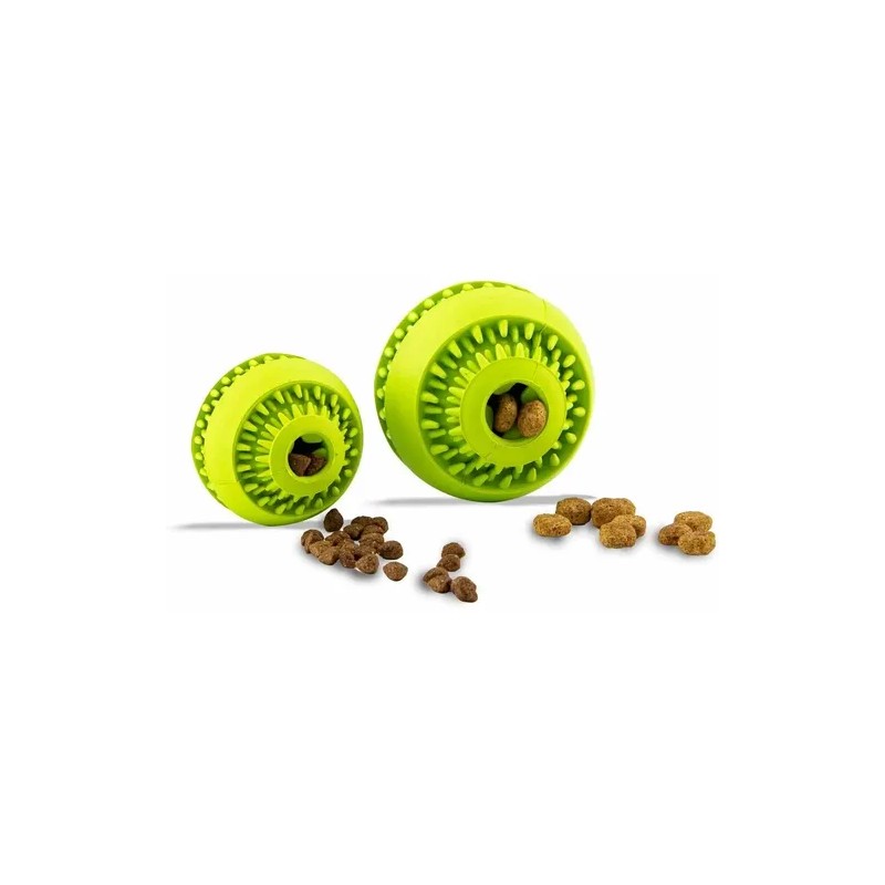 Comedero Pelota Para Perro Mr Wuff Juguete Rellenable Caucho Natural