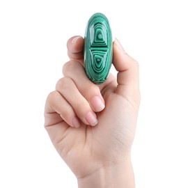 AWARDSEN AWARDSEN 60 mm Large Heart Green Malachite Crystals Gemstones Gifts for Women, Green Heart Shaped Stone Reiki Healing Crystals for Valentine's Day, Anniversary, Birthdays and Thanksgiving Day