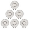 PATIKIL Magnetic Golf Ball Marker Holder, 6 Pack Metal Golf