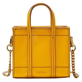 Fossil Carmen Micro Tote Bag Golden Yellow, goldgelb