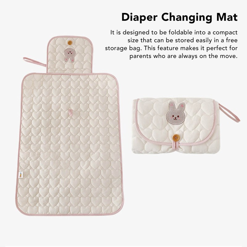 Baby Portable Changing Diaper Pad Foldable Waterproof Travel Diaper Changing