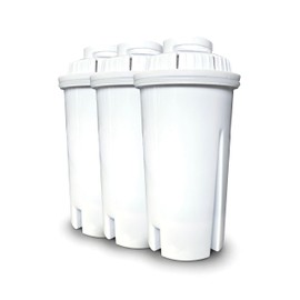 CASO Replacement Water Filter (Set of 3) - For Hot Water Dispensers, Improving Water Quality, Reducing Limescale, Chlorine and Pollutants, 5-Layer Filtration Principle
