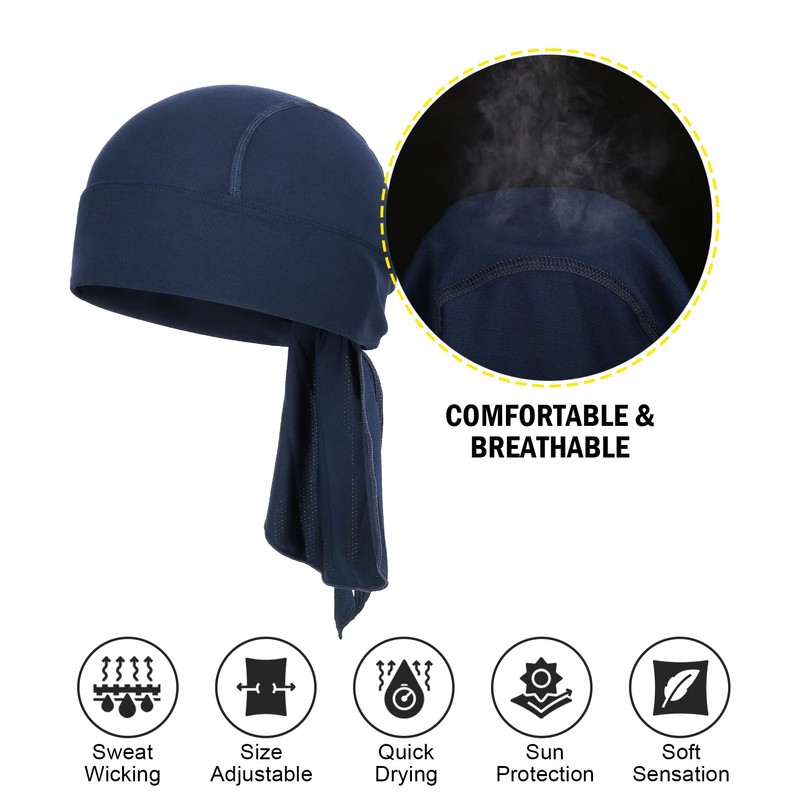 MELASA Cooling Do Rags - Forro para casco de cráneo,