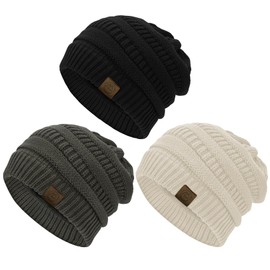 Durio Winter Hats for Women Knit Beanies Women Soft Slouchy Beanie for Women Winter Warm Beanie Hat Knitted