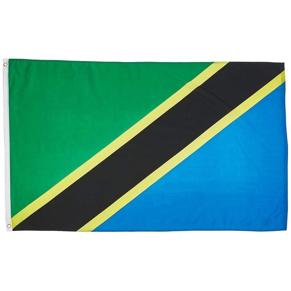 JumpingLight 2x3 Tanzania Flag 2x3 House Banner Grommets Super Polyester